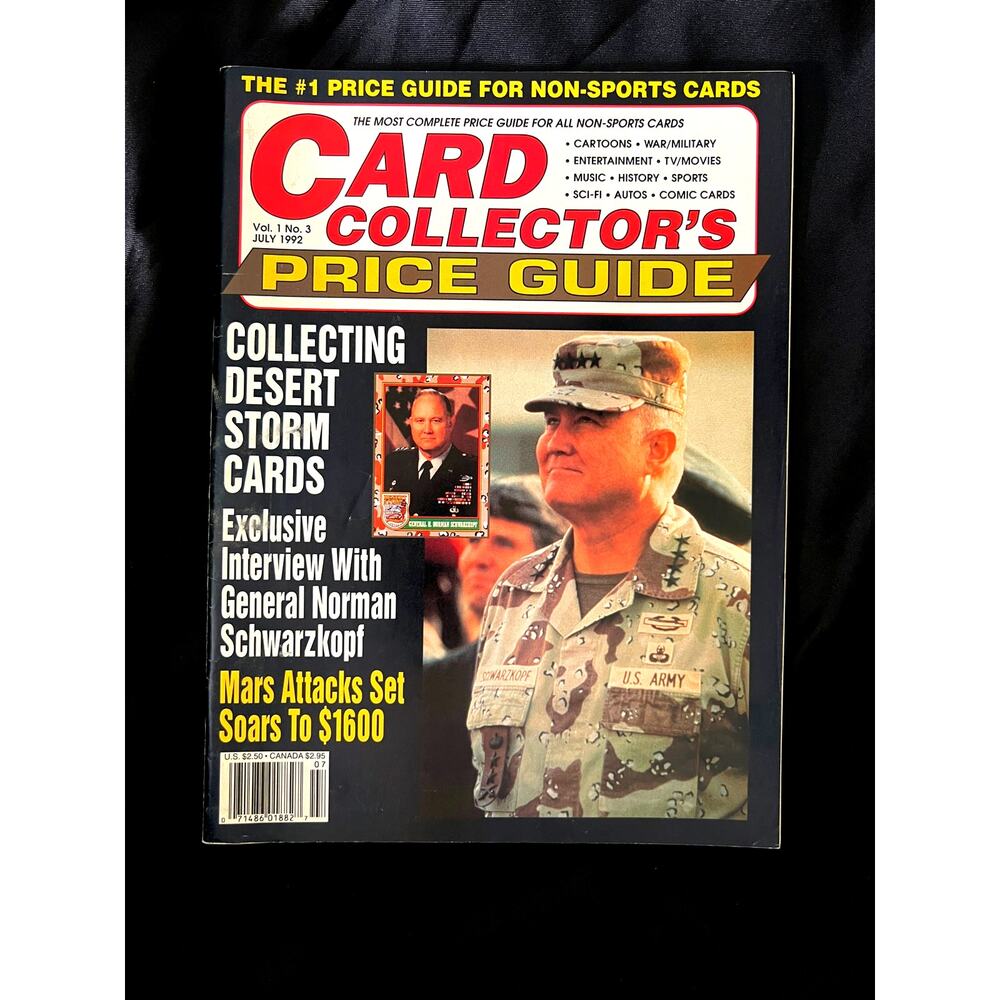 VINTAGE 1992 "CARD COLLECTOR'S PRICE GUIDE" Vol. 1 No. 3 - MINT - Unopened